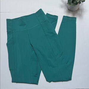 Lululemon Invigorate High Rise Tight 28" Teal Lagoon Size 2